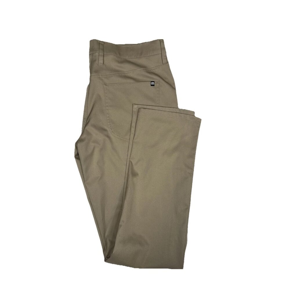 TravisMathew Khaki Performance Pants Men’s 34X32 Stretch Golf
